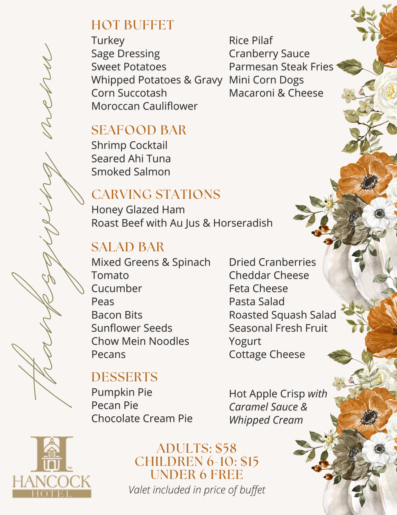 Thanksgiving-Menu