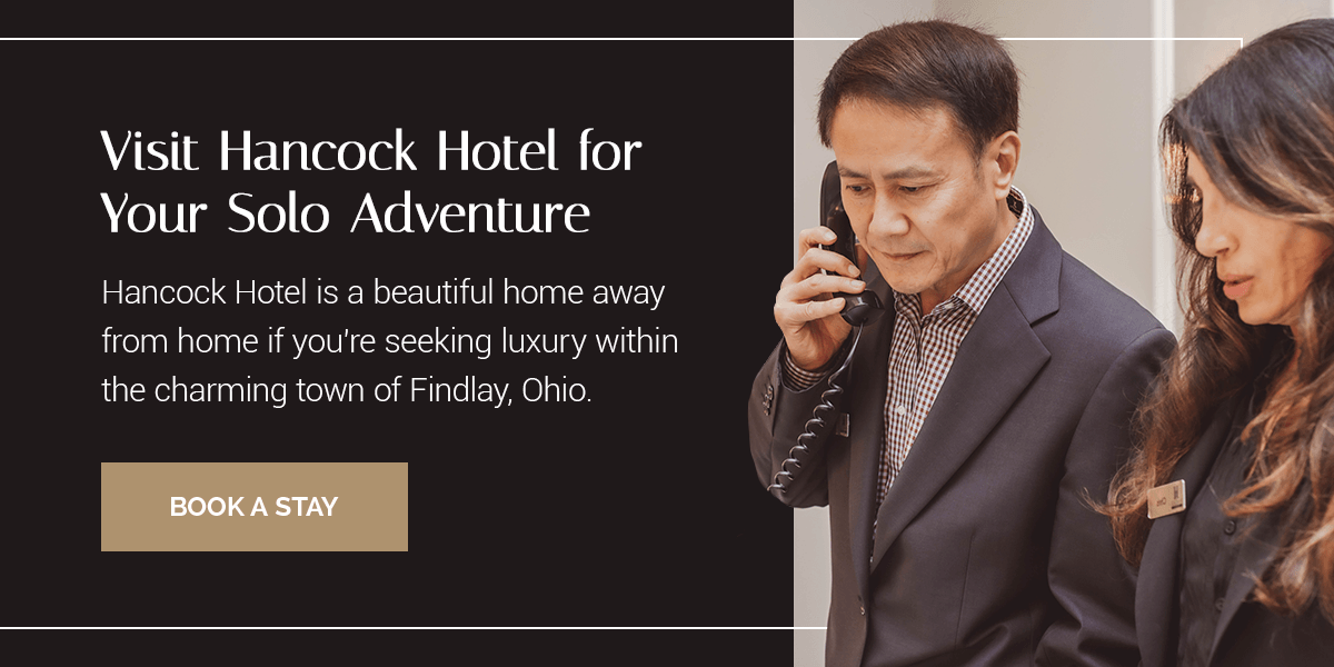 book at hancock hotel graphic for contacting for room